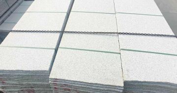 平顶山芝麻白毛板，石材毛板