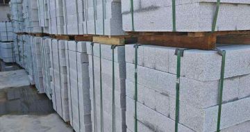 平顶山芝麻白路牙石，路侧石