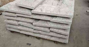 平顶山芝麻白蘑菇石，自然面