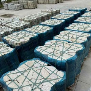 平顶山黄金麻冰裂纹 碎拼