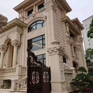 平顶山黄金麻别墅外墙异形定制