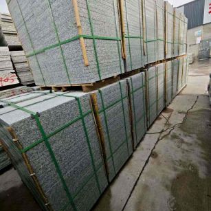 平顶山芝麻白地铺版 石材地铺石